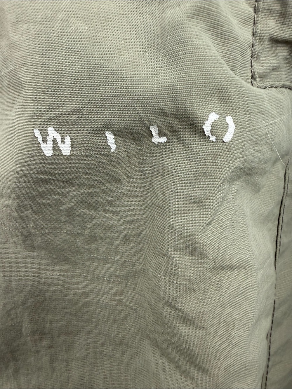 WILO The Label Sage Green Parachute Jogger Pants Nylon Utility Size M - Picture 7 of 7